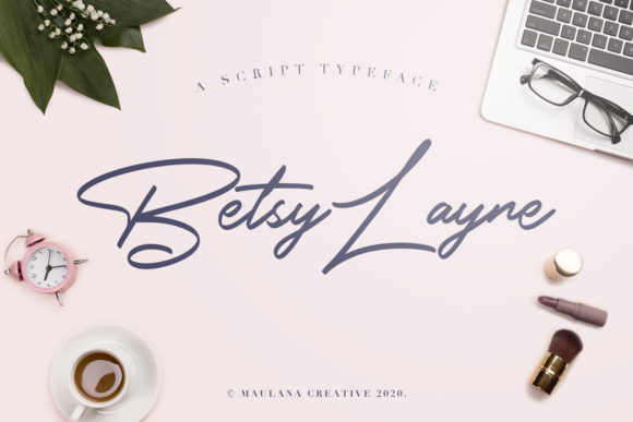 Betsy Layne Font Poster 1