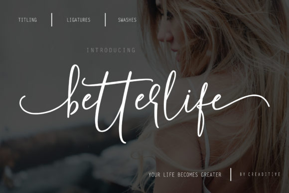 Betterlife Font Poster 1