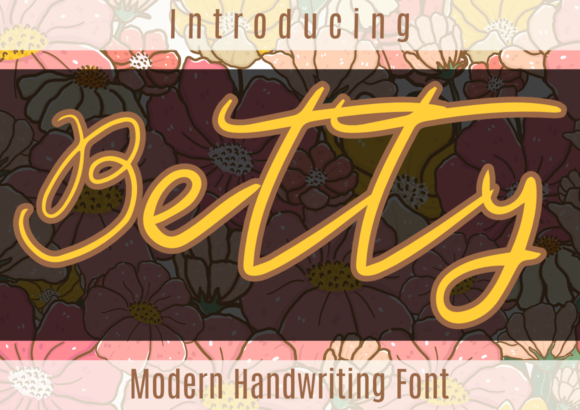 Betty Font Poster 1