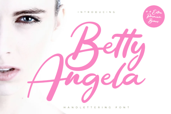 Betty Angela Font Poster 1