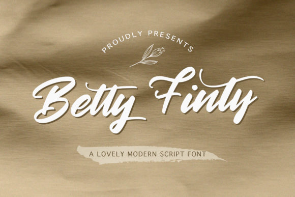 Betty Finty Font Poster 1