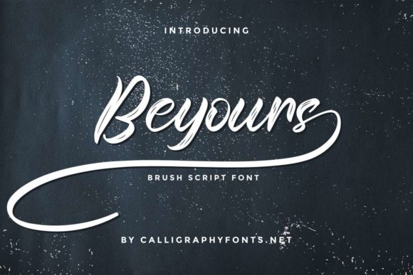 Beyours Font Poster 1