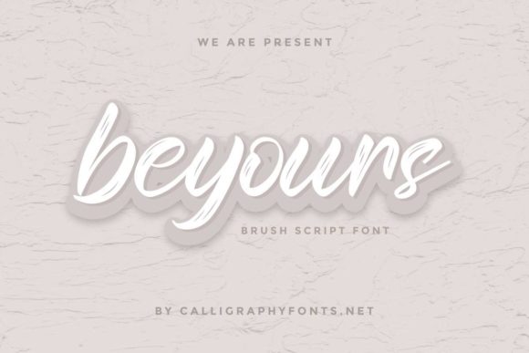 Beyours Font Poster 2