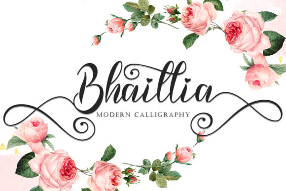 Bhaillia Font Poster 1