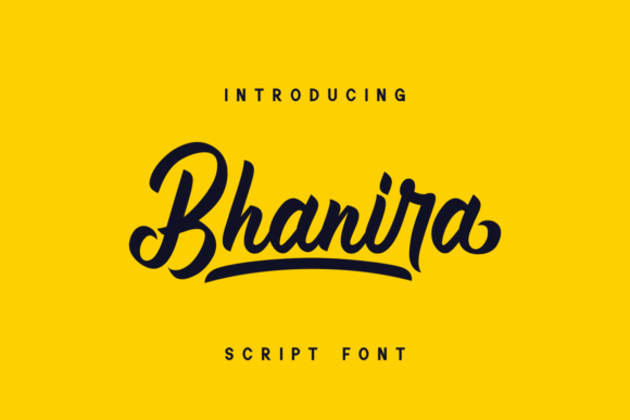 Bhanira Font Poster 1