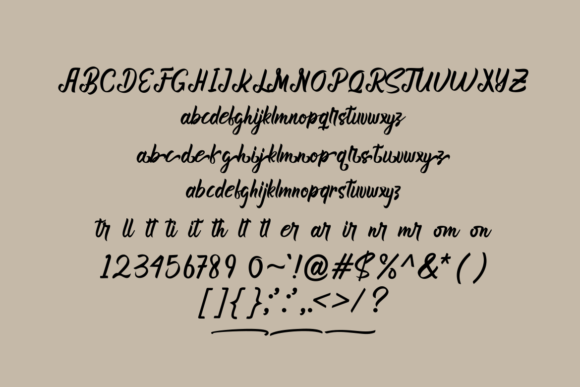 Bhanira Font Poster 4