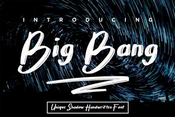 Big Bang Font Poster 1