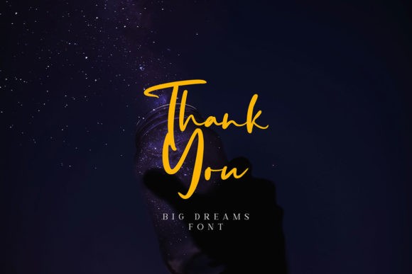 Big Dreams Font Poster 7