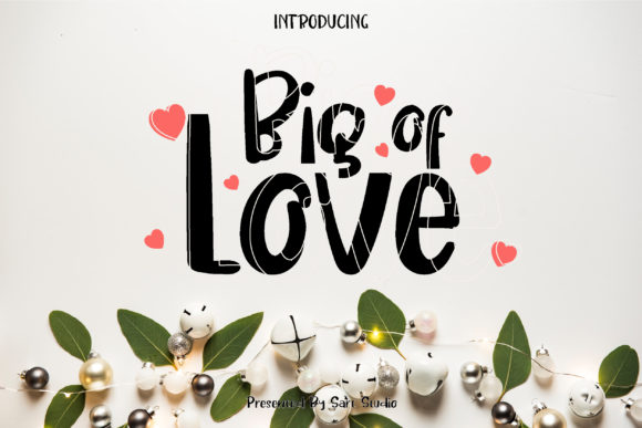 Big of Love Font Poster 1