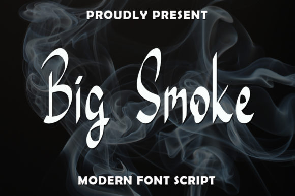 Big Smoke Font Poster 1