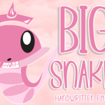 Big Snake Font Poster 1