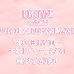 Big Snake Font Poster 7