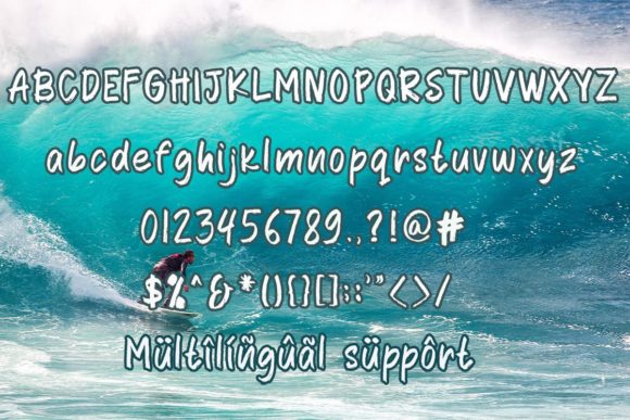 Big Surf Font Poster 2