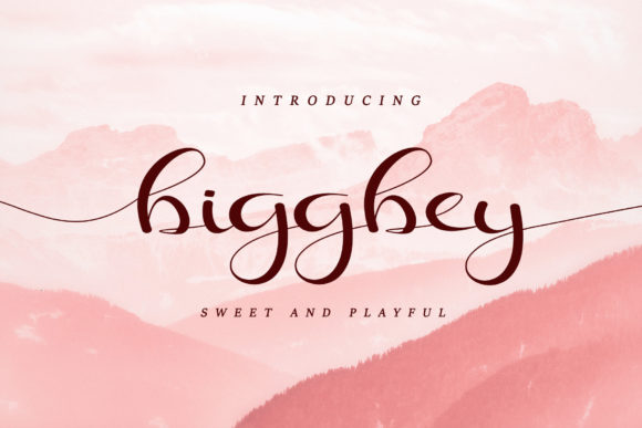 Biggbey Font Poster 1