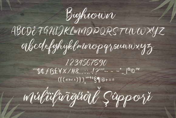 Bightown Font Poster 11