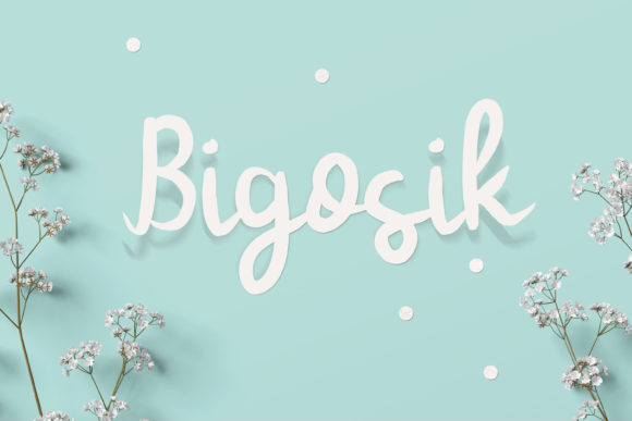 Bigosik Font Poster 1