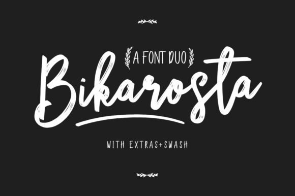 Bikarosta Font Poster 1