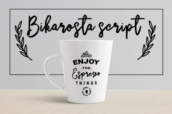 Bikarosta Font Poster 2