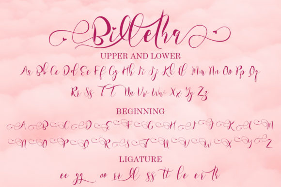 Billetha Font Poster 7