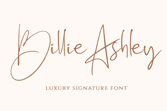 Billie Ashley Font