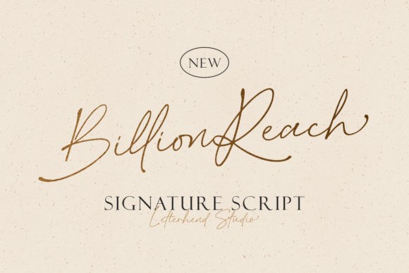 Billion Reach Font Poster 1