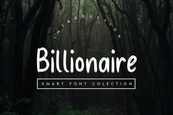 Billionaire Font Billionaire Font Poster 1
