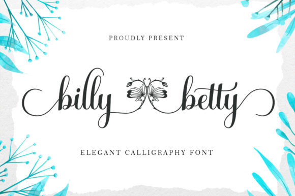 Billy Betty Font Poster 1