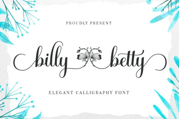 Billy Betty Font Poster 1