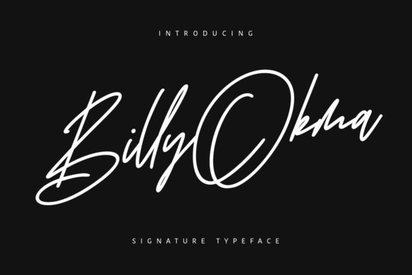 Billy Okma Font Poster 1