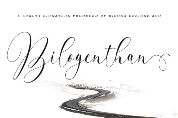 Bilogenthan Font Poster 1