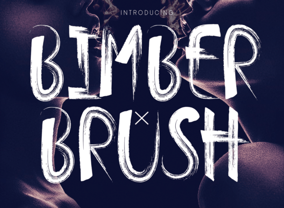 Bimber Brush Font