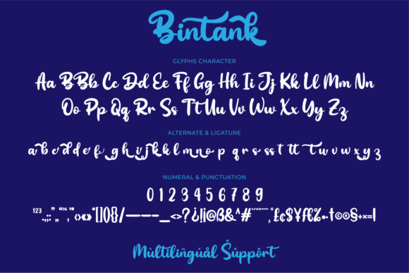 Bintank Font Poster 12