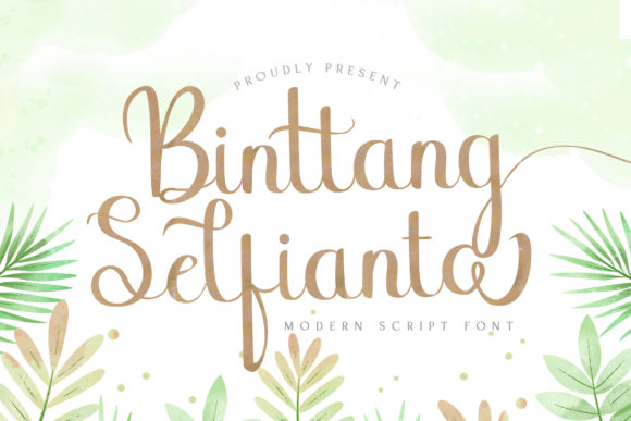 Binttang Selfianto Font Poster 1