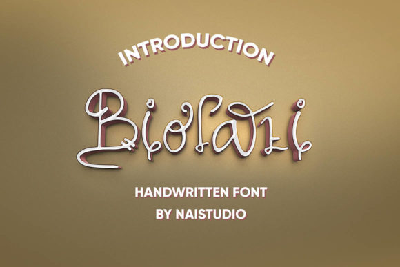 Biolati Font Poster 1