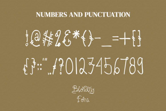 Biolati Font Poster 4
