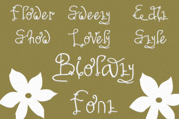 Biolati Font Poster 5