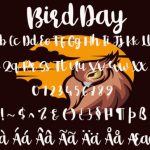 Bird Day Font Poster 6