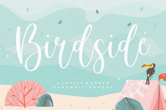 Birdside Font Poster 1