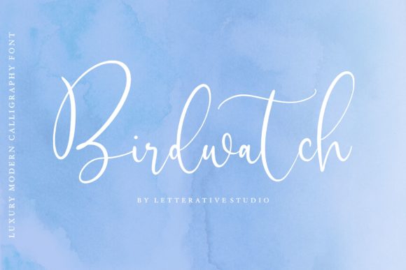 Birdwatch Font Poster 1