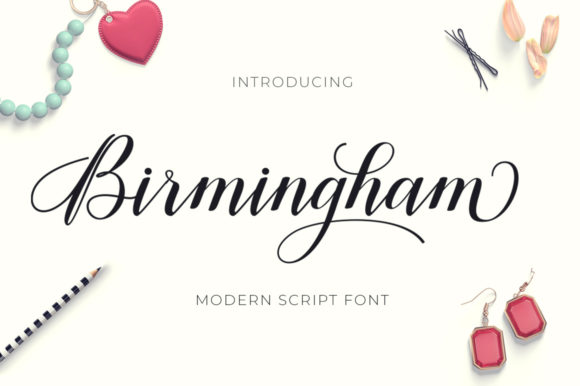 Birmingham Font Poster 1