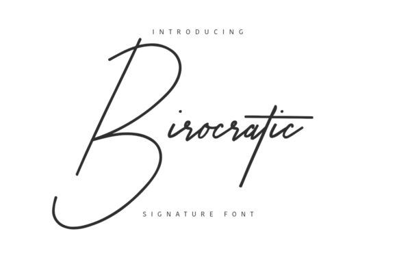 Birocratic Font Poster 1