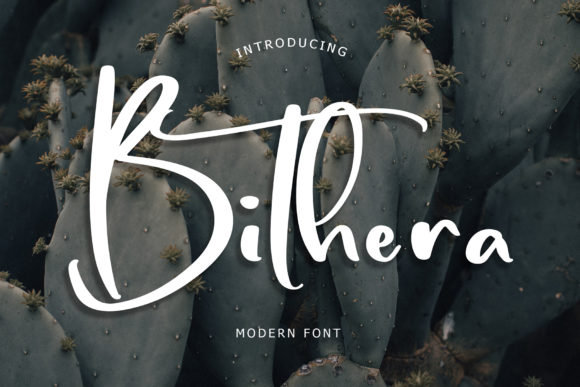 Bithera Font Poster 1