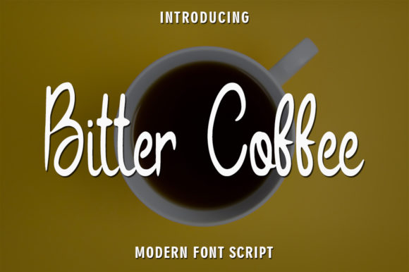 Bitter Coffee Font Poster 1