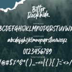 Bitter Rockhide Font Poster 3