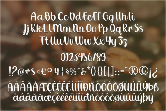 Bitterbeans Font Poster 2