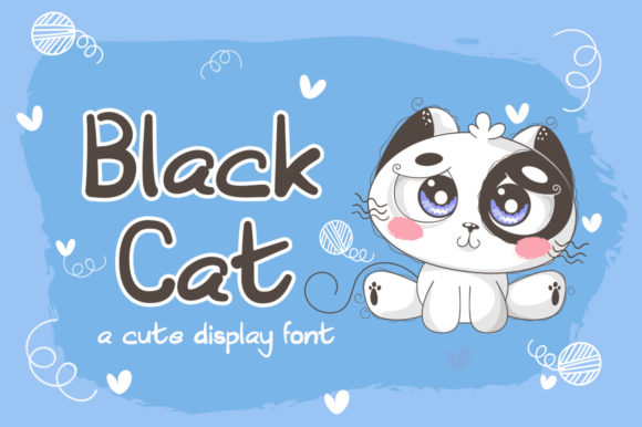 Black Cat Font Poster 1