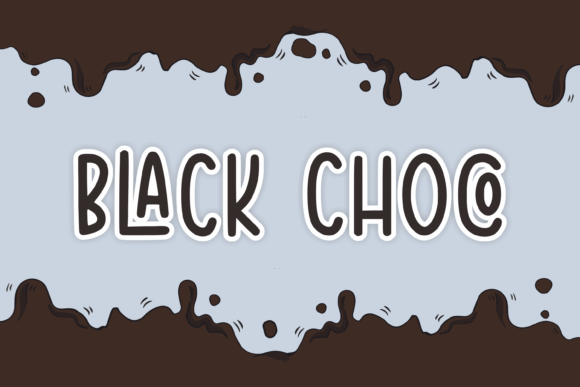 Black Choco Font Poster 1