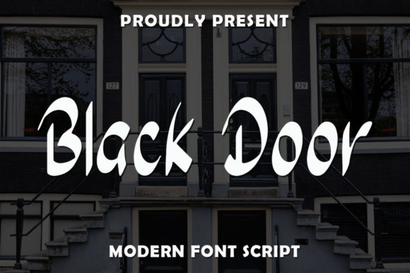 Black Door Font Poster 1