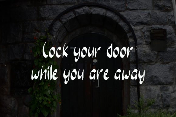 Black Door Font Poster 2