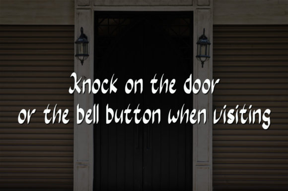 Black Door Font Poster 3